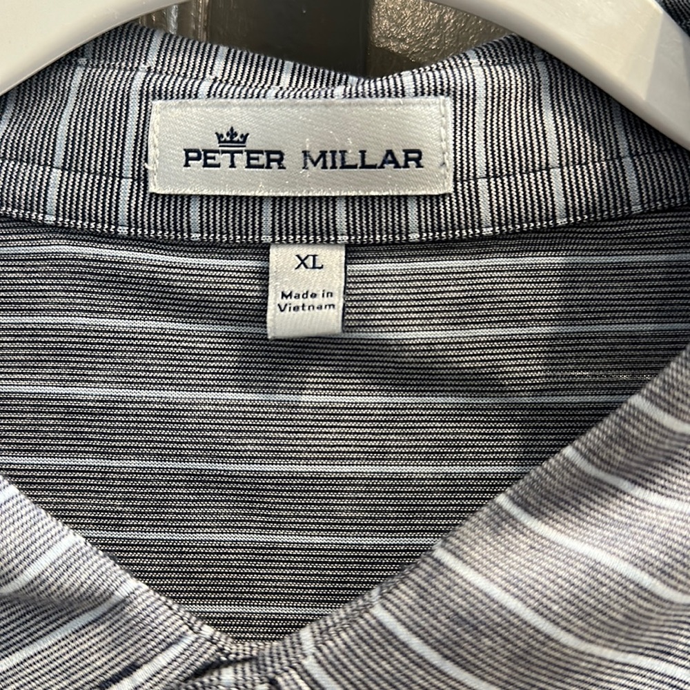 Men's Peter Millar polo  Xl  gray